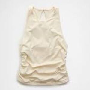 American Eagle Outfitters Cream Tank Top